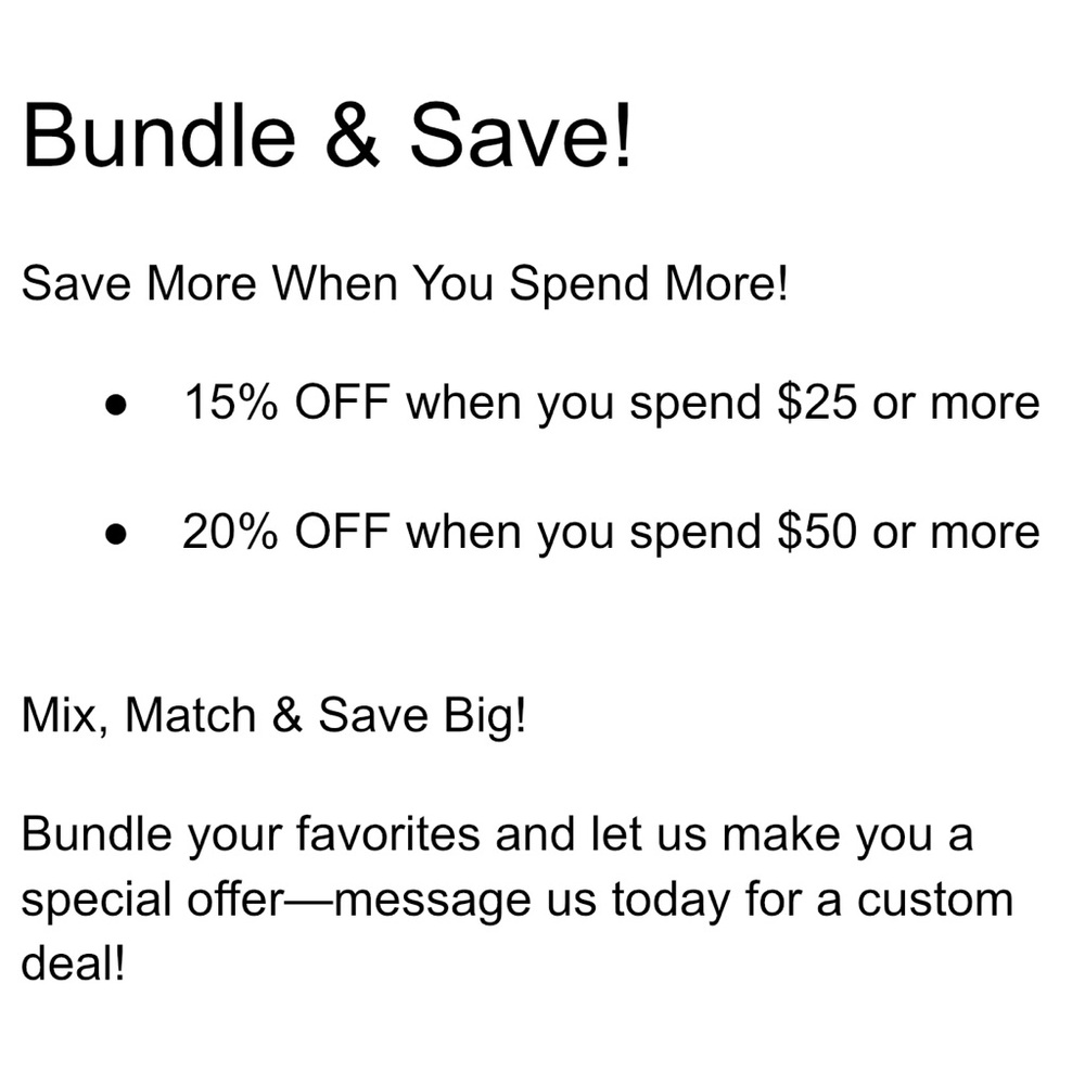 Blue Bundle Savings Offer